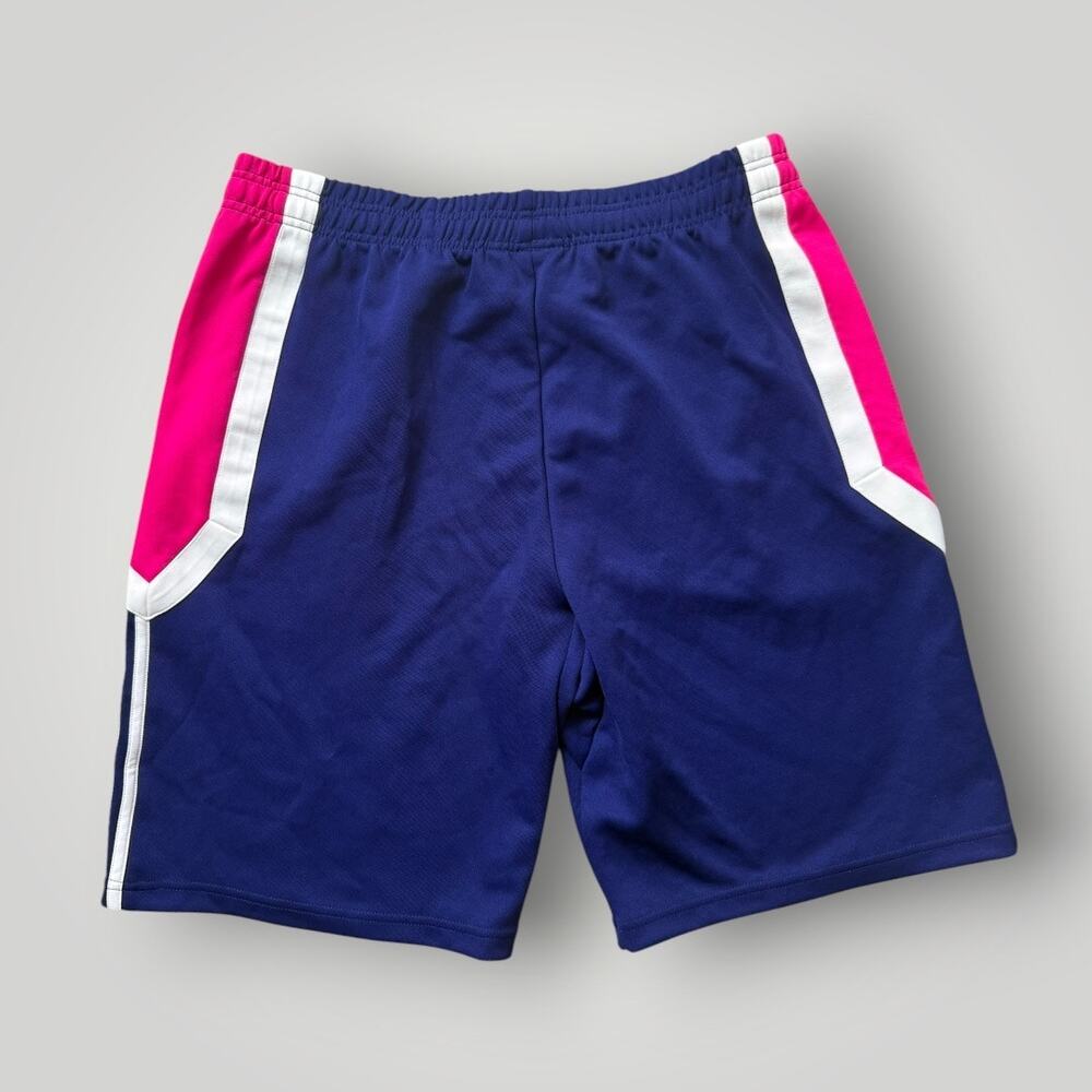 2016 ADIDAS Originals Nova Shorts Blue Pink White Sz Large L DQ2905 $60 NWT - Picture 3 of 7